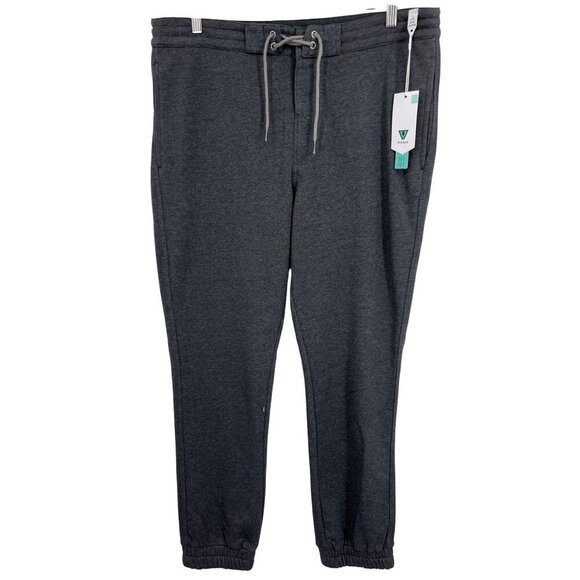 Vissla Sofa Surfer Sweatpants Coastal Eco X-Large XL Gray Cotton Drawstring New - Picture 1 of 10